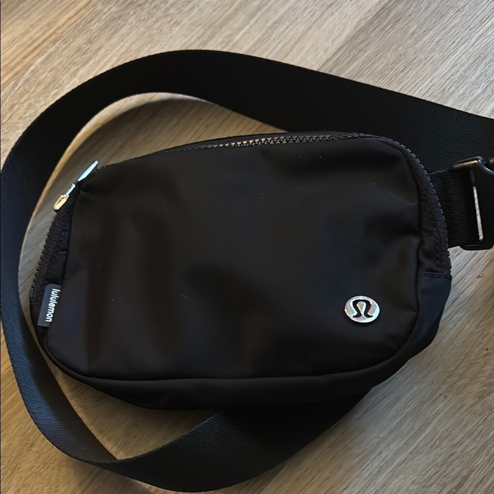 lululemon athletica Black Belt Bag Minimalist Design